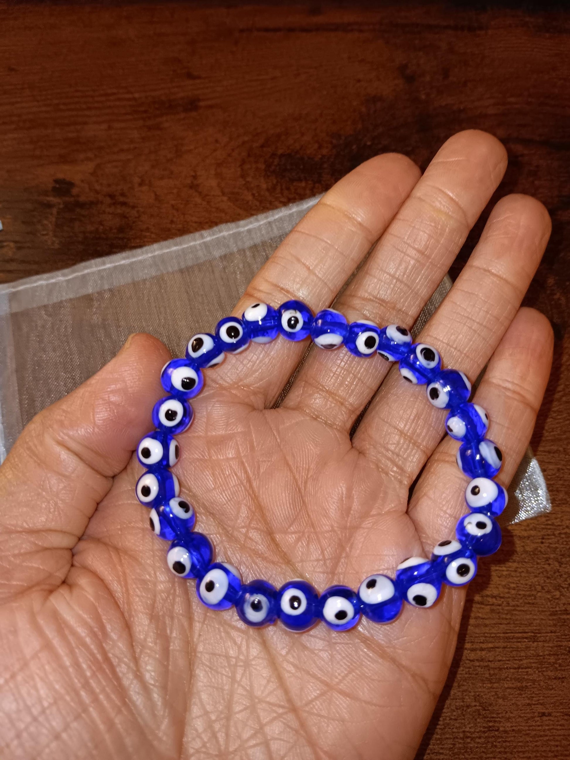 Evil Eye Protection bracelet, protection jewelry, glass jewelry, crystal bracelet