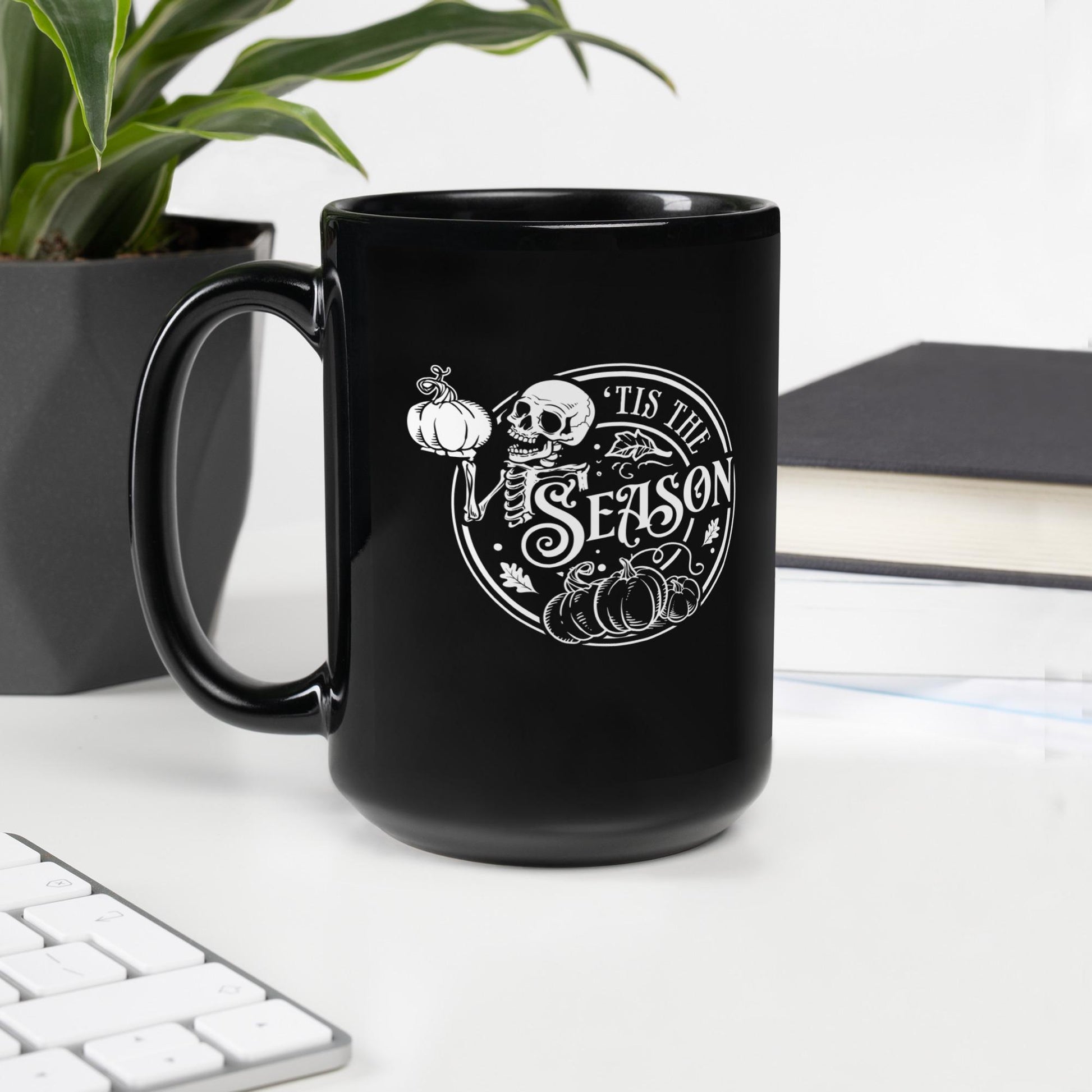Tis the Season Coffee mug, Skeleton holiday mug, coffee mug, tea mug