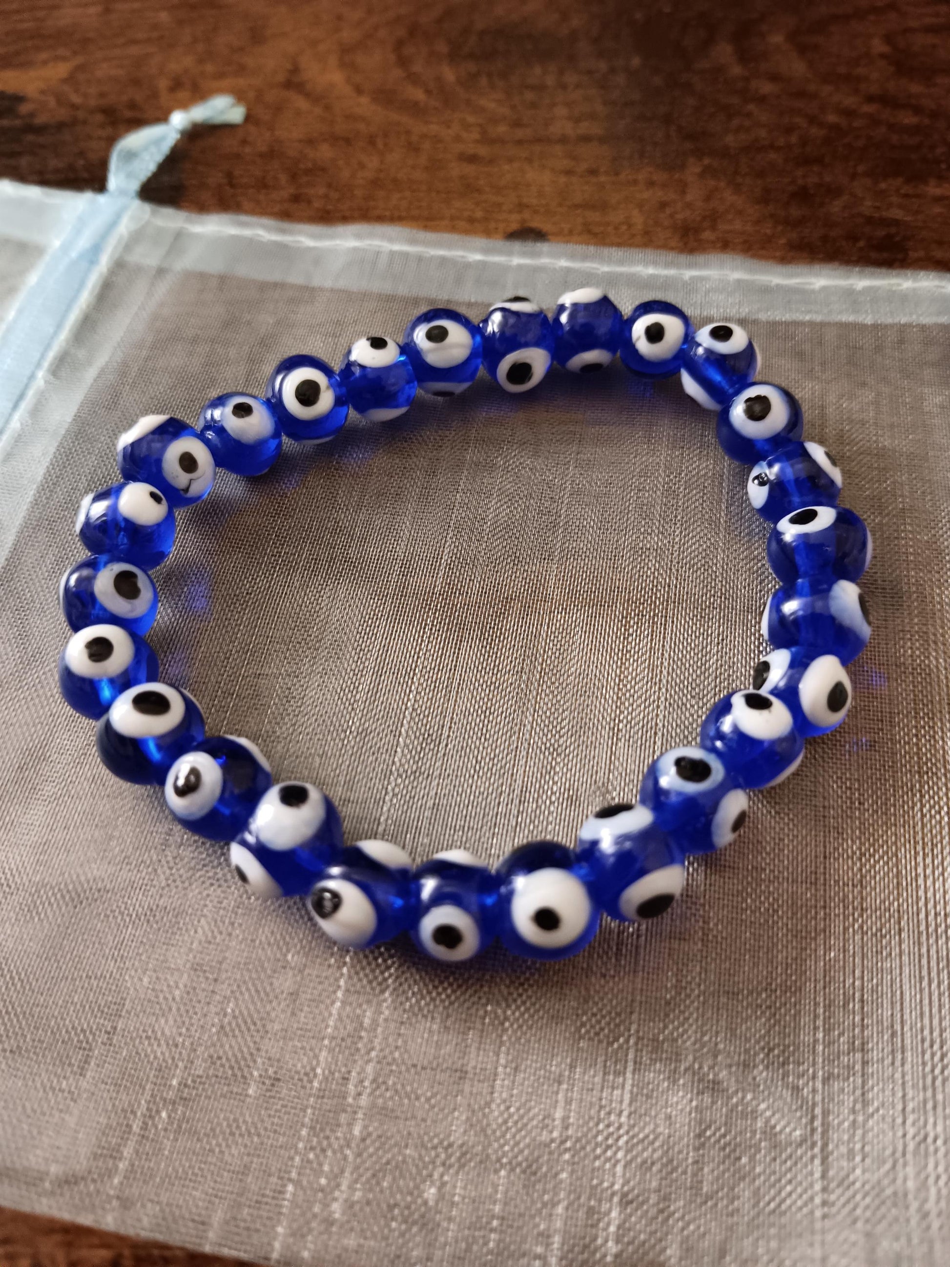 Evil Eye Protection bracelet, protection jewelry, glass jewelry, crystal bracelet