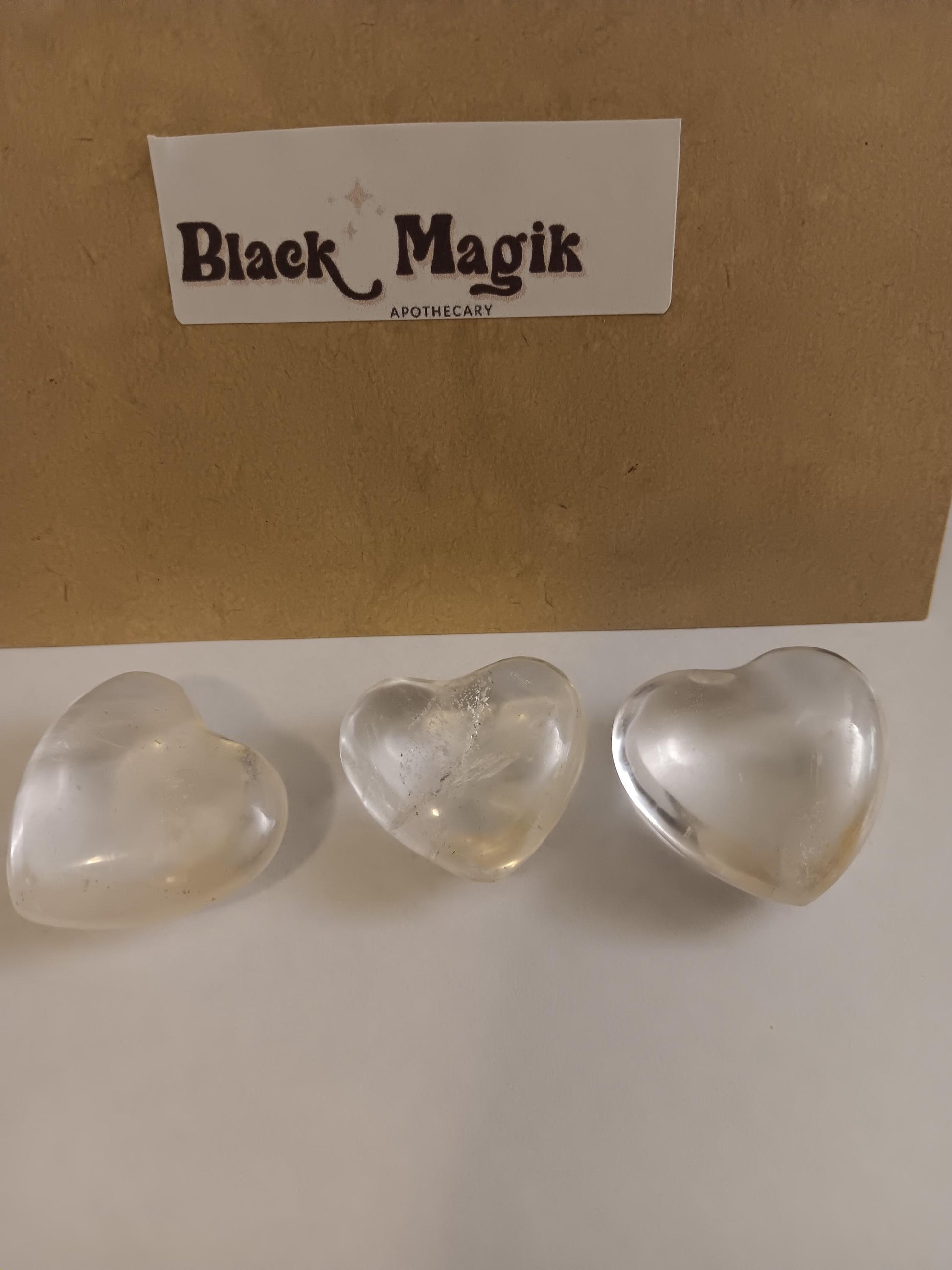 Clear Quartz Heart Crystals, gemstone crystals, clarity crystal, clear crystal, clear gemstone, manifesting gemstones