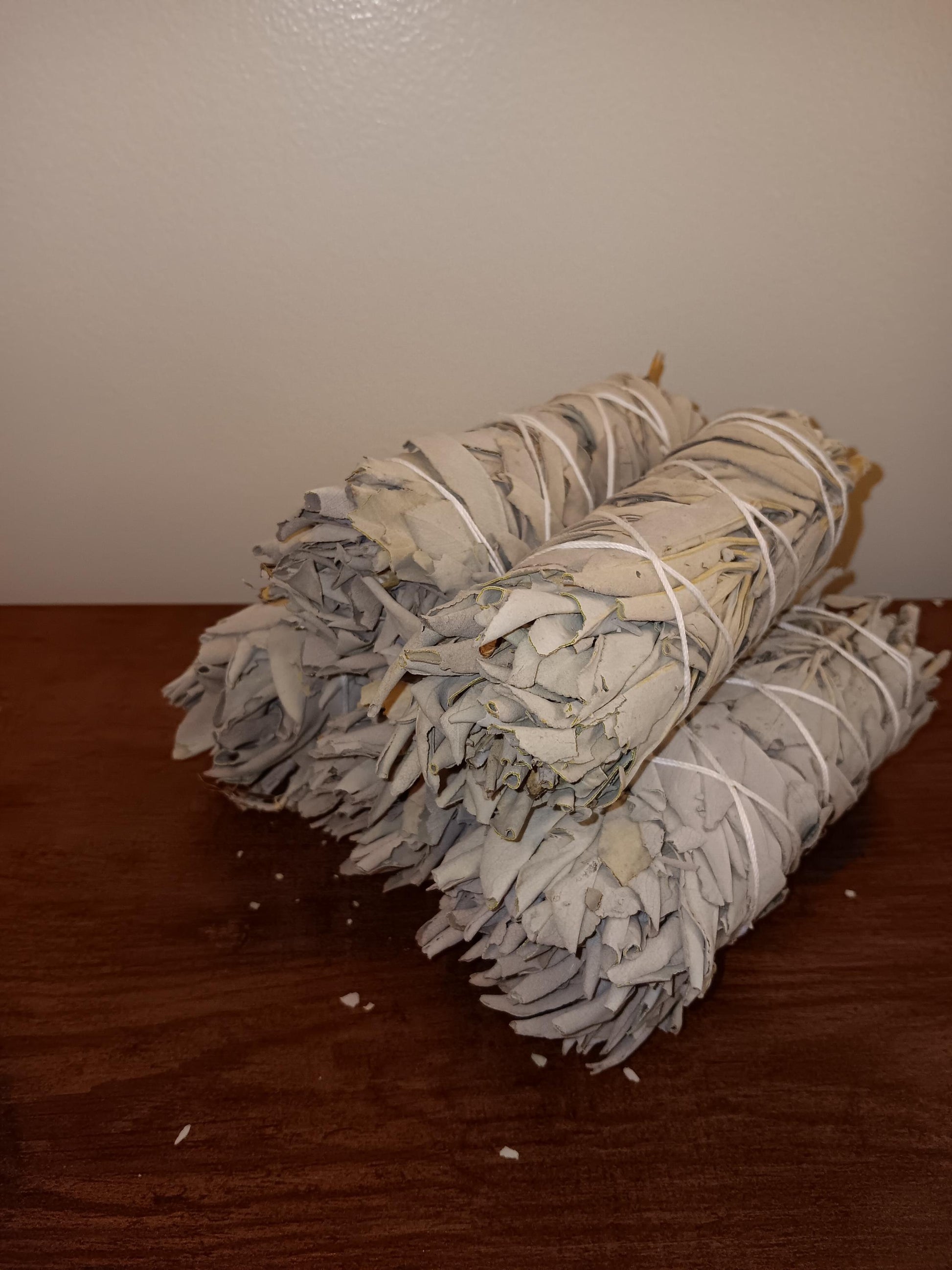 White sage smudge stick, cleansing sage wand