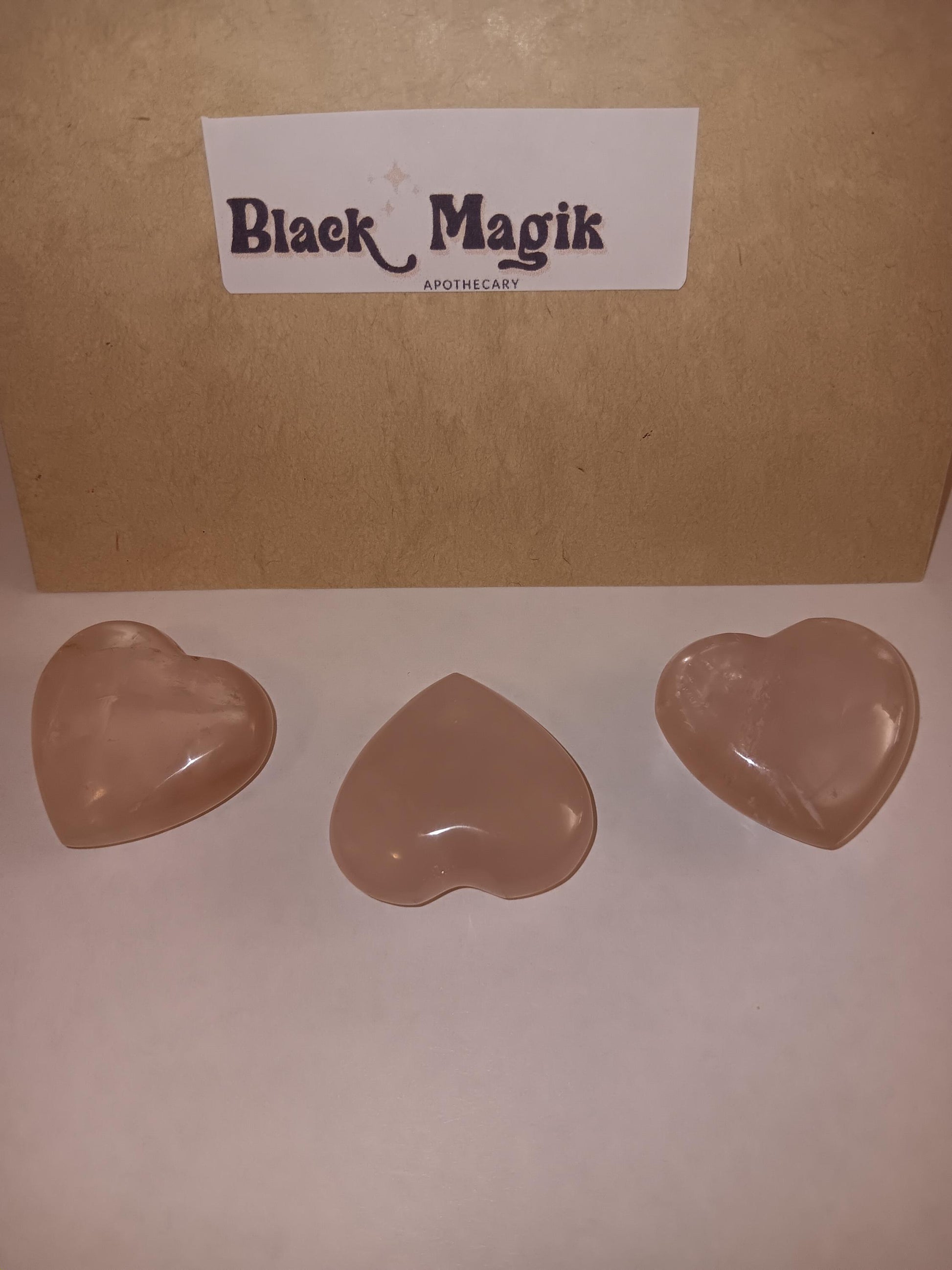 Rose Quartz Heart Crystals, gemstone crystals, Love crystal, Pink crystal, Pink gemstone, rose gemstones