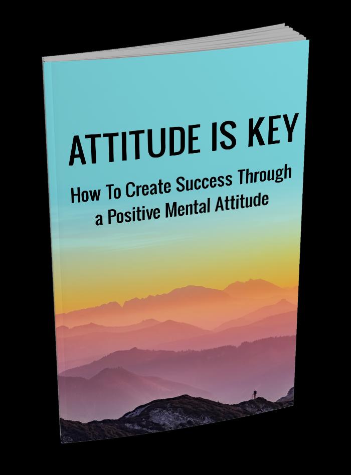 Attitude is Key Ebook, Mindset books, Positive energy book