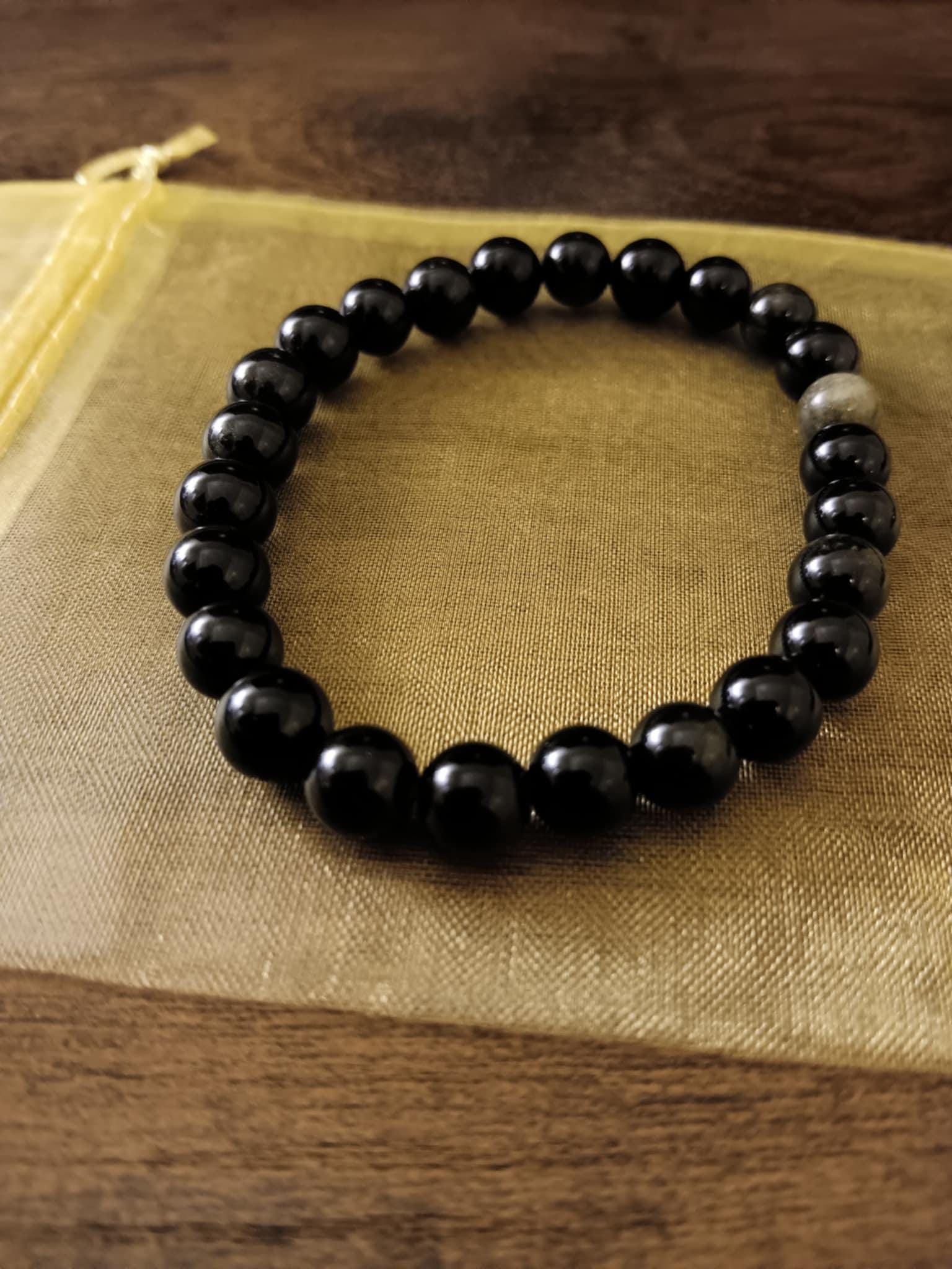 Sheen Obsidian Power & Protection bracelet, protection jewelry, gemstone jewelry, crystal bracelet, empowering jewelry