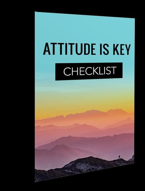 Attitude is Key Ebook, Mindset books, Positive energy book