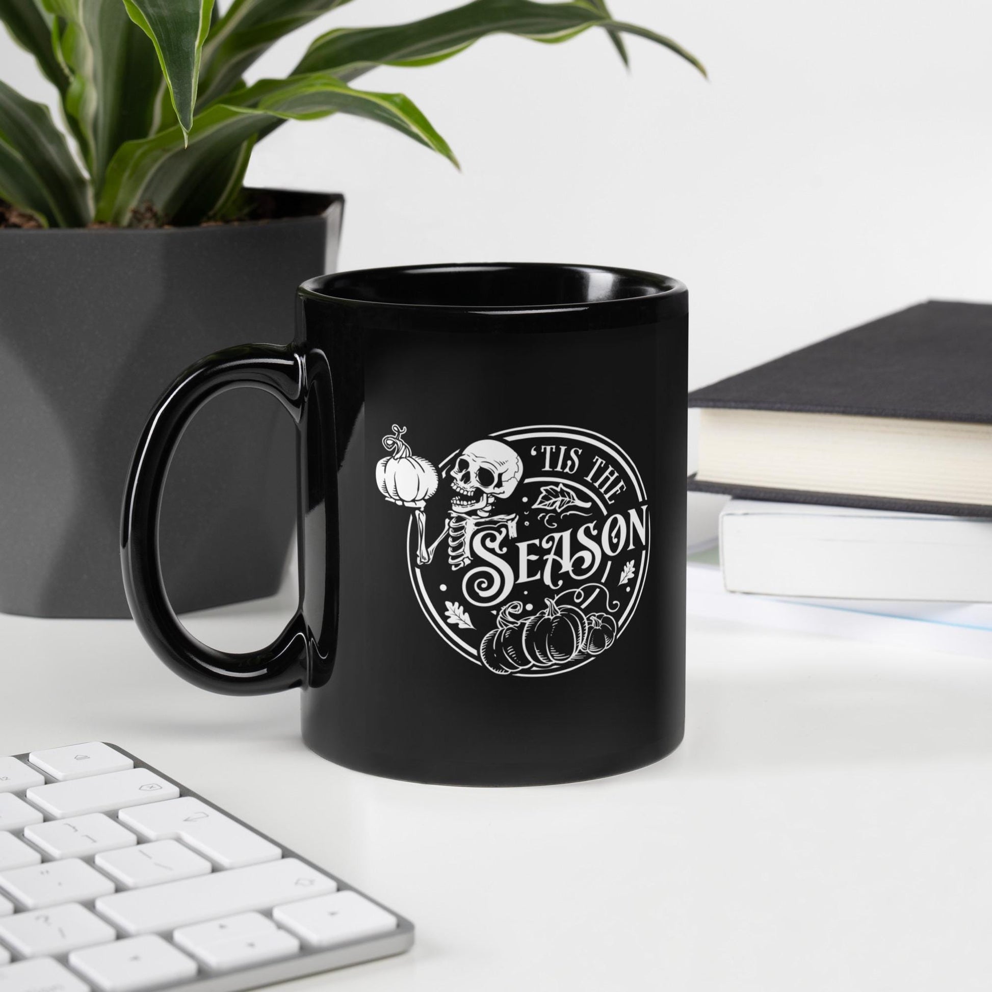 Tis the Season Coffee mug, Skeleton holiday mug, coffee mug, tea mug