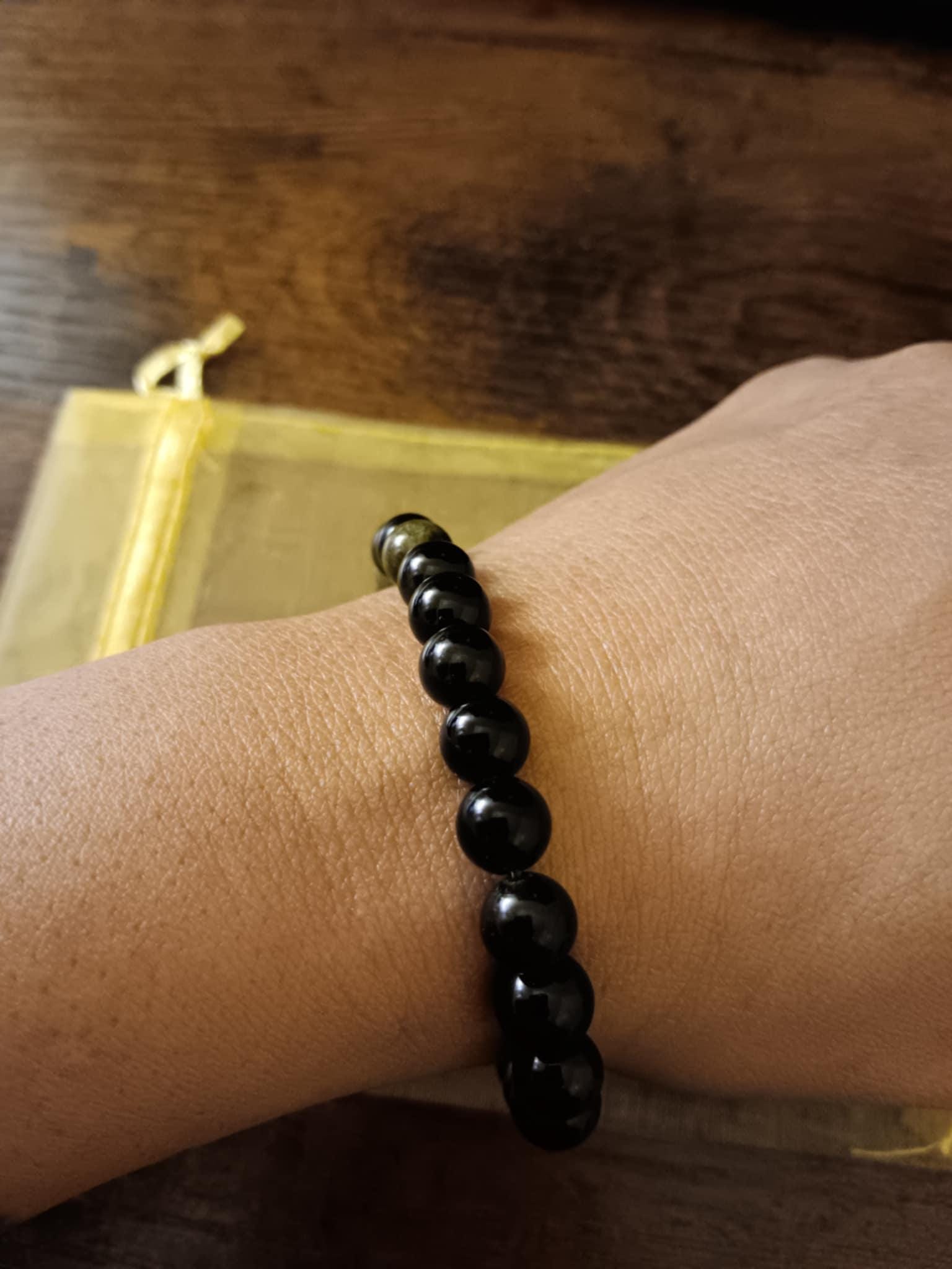Sheen Obsidian Power & Protection bracelet, protection jewelry, gemstone jewelry, crystal bracelet, empowering jewelry