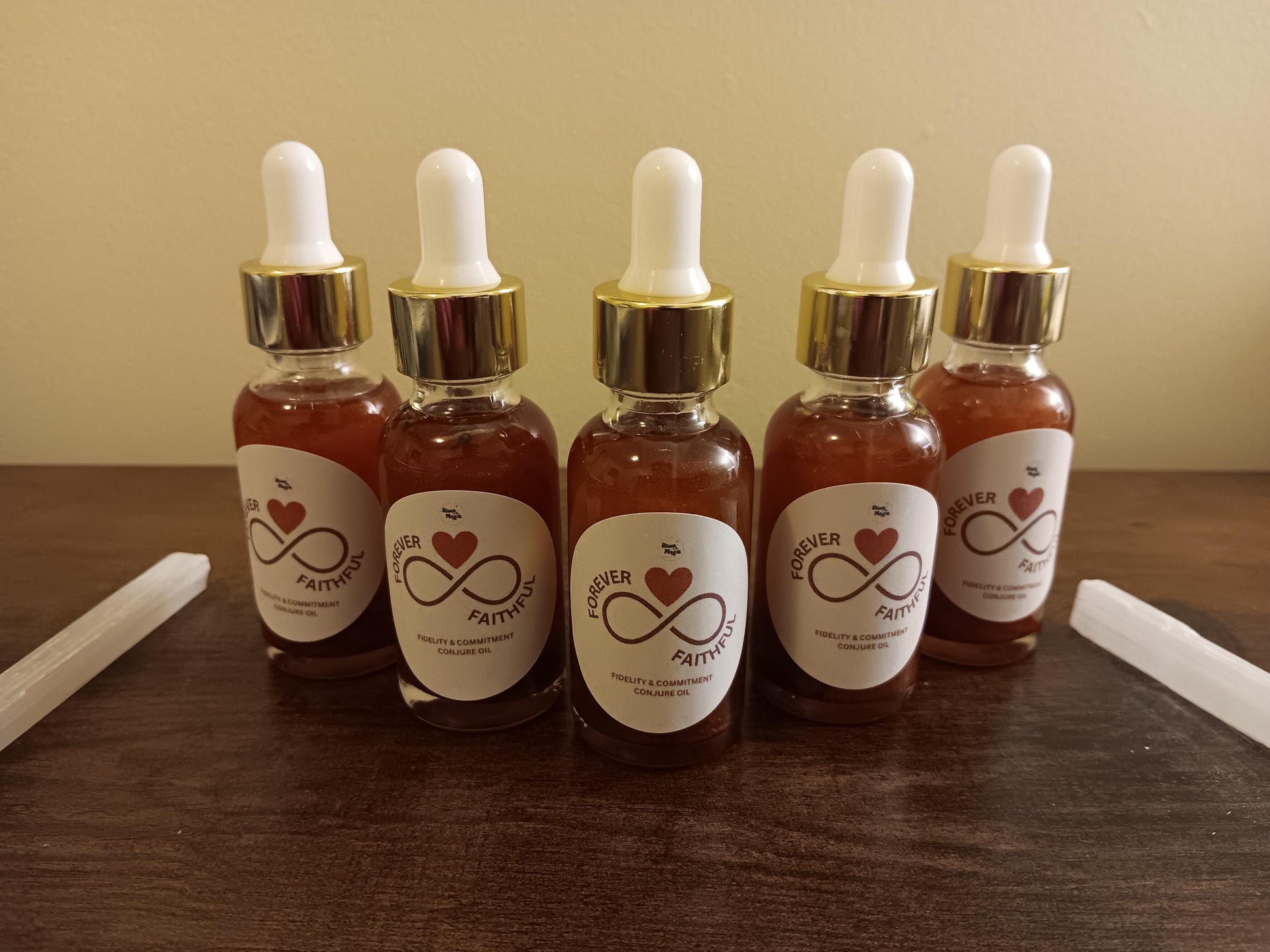 Forever Faithful conjure oil, fidelity oil, committment oil, keep him faithful oil, loyalty oil