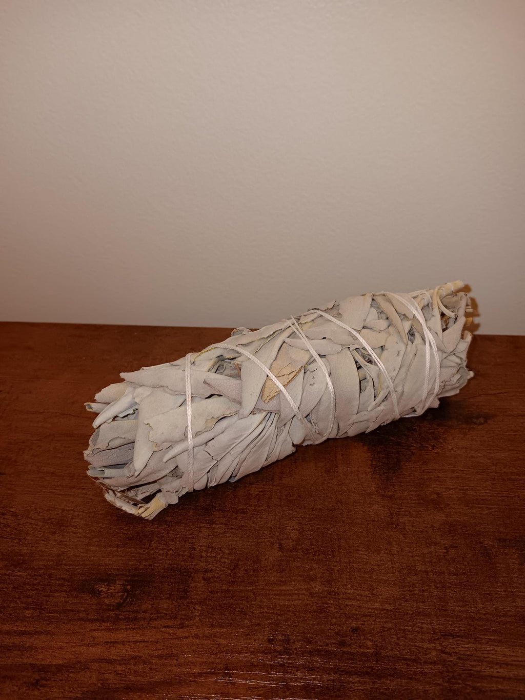 White sage smudge stick, cleansing sage wand