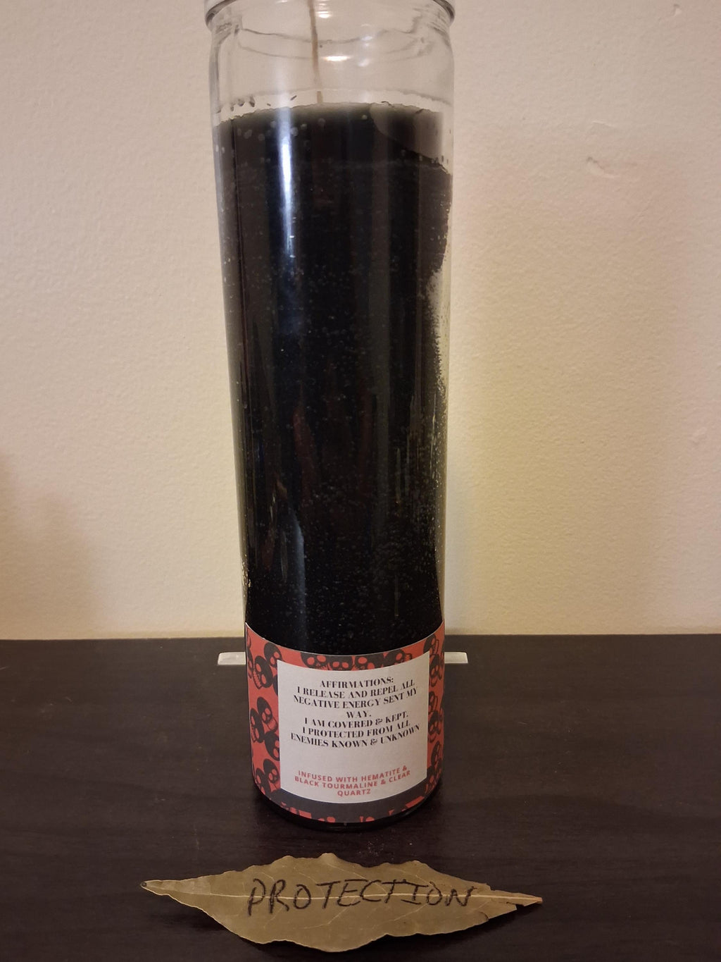 Protect Ya Neck- Dressed conjure Protection candle, ritual candle, cleanse & repel negative energy, infused ritual candle