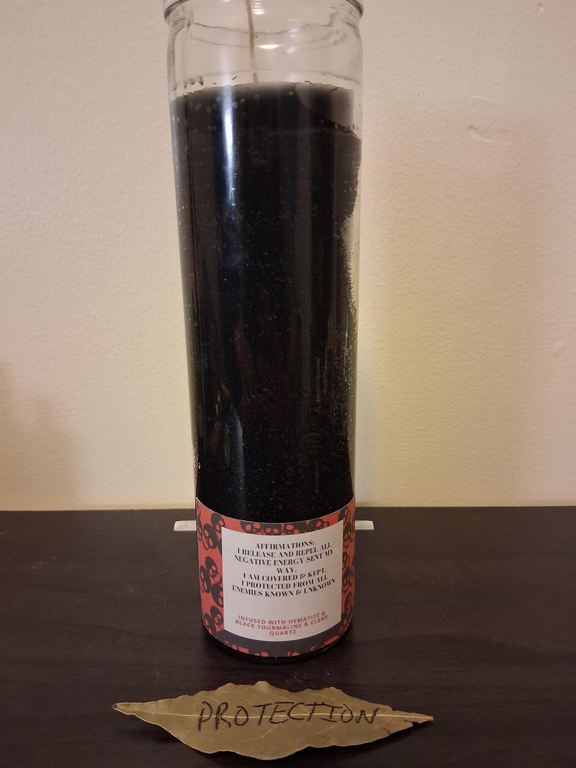 Protect Ya Neck- Dressed conjure Protection candle, ritual candle, cleanse & repel negative energy, infused ritual candle